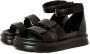 Cesare Gaspari Luxe Platform Sandalen Black Dames - Thumbnail 3