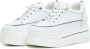 Cesare Gaspari Luxe Platform Sneakers White Dames - Thumbnail 3