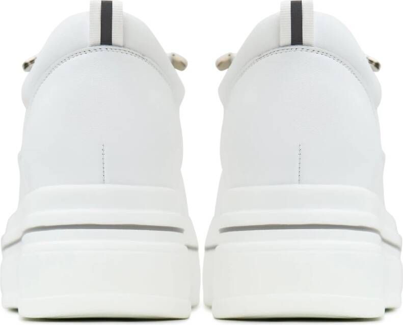 Cesare Gaspari Luxe Platform Sneakers White Dames