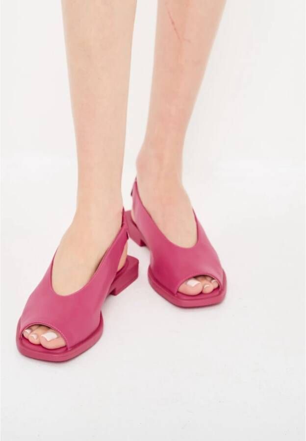 Cesare Gaspari Luxe Platte Sandalen Pink Dames