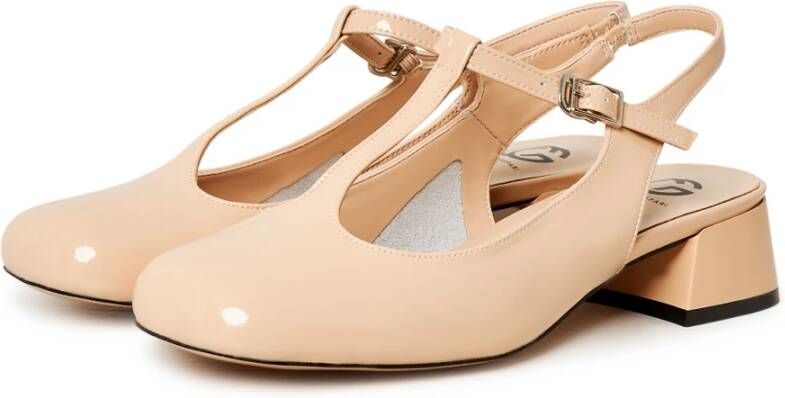 Cesare Gaspari Elegante Slingback Pumps Beige Dames