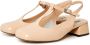 Cesare Gaspari Elegante Slingback Pumps Beige Dames - Thumbnail 2