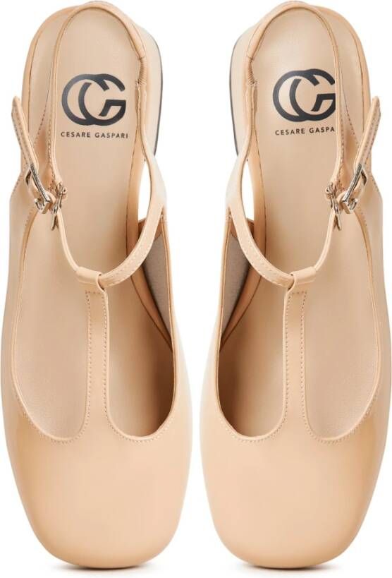 Cesare Gaspari Elegante Slingback Pumps Beige Dames