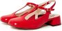 Cesare Gaspari Rode Slingback Pumps Irina Red Dames - Thumbnail 7