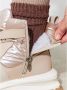 Cesare Gaspari Winter Enkellaars Sneakers Beige Dames - Thumbnail 7