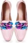 Cesare Gaspari Metallic Pink Leren Loafers Pink Dames - Thumbnail 7