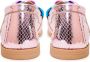 Cesare Gaspari Metallic Pink Leren Loafers Pink Dames - Thumbnail 9