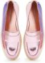 Cesare Gaspari Metallic Pink Loafers met Chunky Sole Pink Dames - Thumbnail 7