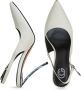 Cesare Gaspari Metallic Stiletto Heel Pumps Wit White Dames - Thumbnail 6