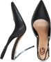 Cesare Gaspari Metallic Stiletto Heel Pumps Zwart Black Dames - Thumbnail 4