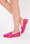 Cesare Gaspari Hoogwaardige leren loafers Fucsia Pink Dames - Thumbnail 5