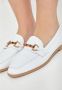 Cesare Gaspari Moderne Leren Loafers Wit White Dames - Thumbnail 5