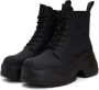 Cesare Gaspari Moderne Platform Enkellaarzen Black Dames - Thumbnail 2