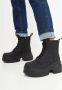 Cesare Gaspari Moderne Platform Enkellaarzen Black Dames - Thumbnail 9