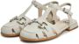 Cesare Gaspari Moderne platte zool sandalen Beige Dames - Thumbnail 2