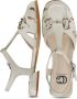 Cesare Gaspari Moderne platte zool sandalen Beige Dames - Thumbnail 3