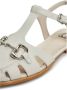 Cesare Gaspari Moderne platte zool sandalen Beige Dames - Thumbnail 4