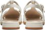 Cesare Gaspari Moderne platte zool sandalen Beige Dames - Thumbnail 6