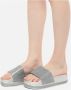 Cesare Gaspari Platform Flip Flops Zilver Gray Dames - Thumbnail 2