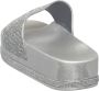 Cesare Gaspari Platform Flip Flops Zilver Gray Dames - Thumbnail 5