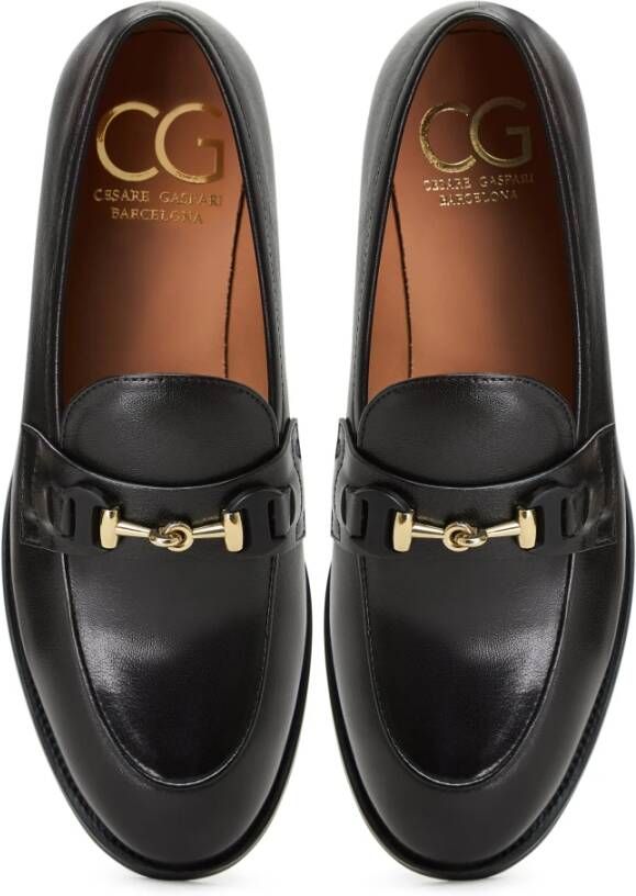 Cesare Gaspari Platform Loafers Black Dames