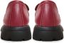 Cesare Gaspari Platform Loafers Bordeaux Red Dames - Thumbnail 6