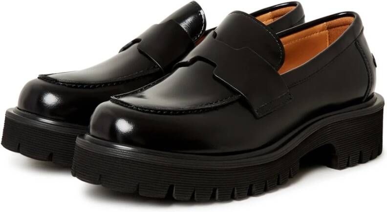 Cesare Gaspari Platform Loafers Idania Black Dames