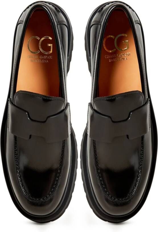 Cesare Gaspari Platform Loafers Idania Black Dames