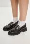 Cesare Gaspari Platform Loafers Mariana Black Dames - Thumbnail 14