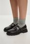 Cesare Gaspari Platform Loafers Marina Black Dames - Thumbnail 8