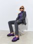 Cesare Gaspari Platform Loafers Violet Purple Dames - Thumbnail 4