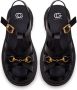 Cesare Gaspari Platform Sandalen Zwart Black Dames - Thumbnail 4