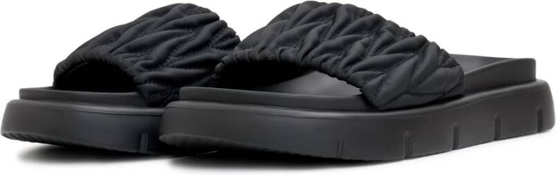 Cesare Gaspari Platform Slippers Zwart Black Dames