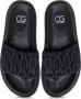 Cesare Gaspari Platform Slippers Zwart Black Dames - Thumbnail 3