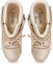 Cesare Gaspari Platform Winterlaarzen Beige Dames - Thumbnail 4