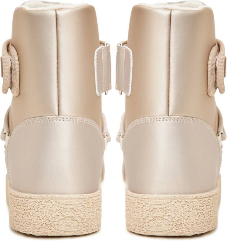 Cesare Gaspari Platform Winterlaarzen Beige Dames