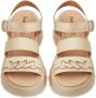 Cesare Gaspari Platformhak Sandalen Beige Dames - Thumbnail 4