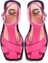 Cesare Gaspari Platte zool enkelband sandalen Fuchsia Pink Dames - Thumbnail 5