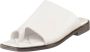 Cesare Gaspari Platte zool slide sandalen White Dames - Thumbnail 3