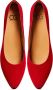 Cesare Gaspari Rode Block Heel Ballerinas Ingrid Red Dames - Thumbnail 4