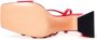 Cesare Gaspari Rode Chunky Comfort Sandalen Red Dames - Thumbnail 6