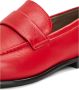 Cesare Gaspari Rode leren blokhak loafers Red Dames - Thumbnail 7