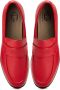 Cesare Gaspari Rode leren blokhak loafers Red Dames - Thumbnail 9