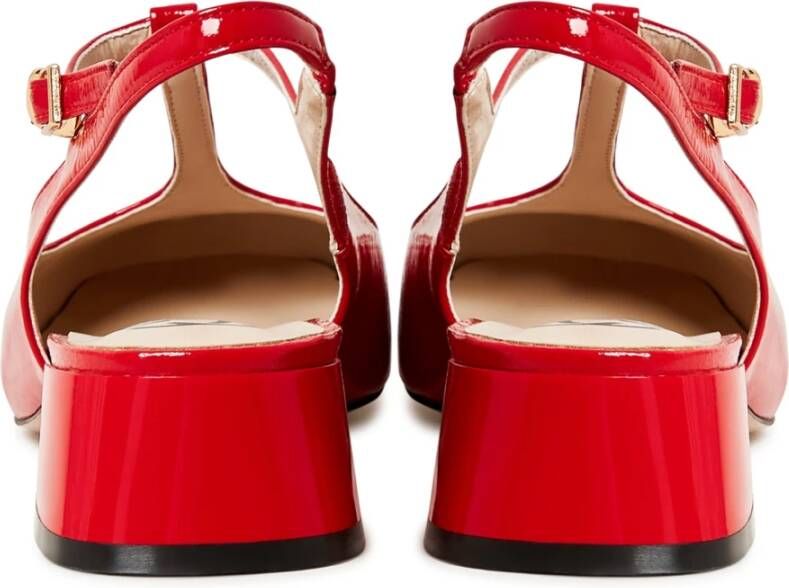 Cesare Gaspari Rode Slingback Pumps Irina Red Dames