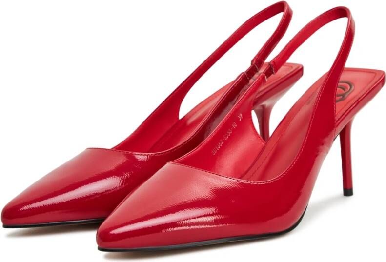 Cesare Gaspari Rode Stiletto High Heeled Pumps Red Dames