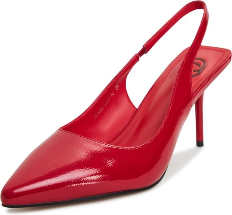 Cesare Gaspari Rode Stiletto High Heeled Pumps Red Dames