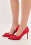 Cesare Gaspari Rode Stiletto High Heeled Sandalen Red Dames - Thumbnail 8