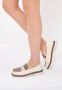 Cesare Gaspari Ronde punt blokhak loafers Beige Dames - Thumbnail 7