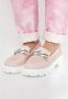 Cesare Gaspari Roze Blokhak Loafers Pink Dames - Thumbnail 11