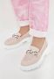 Cesare Gaspari Roze Blokhak Loafers Pink Dames - Thumbnail 12